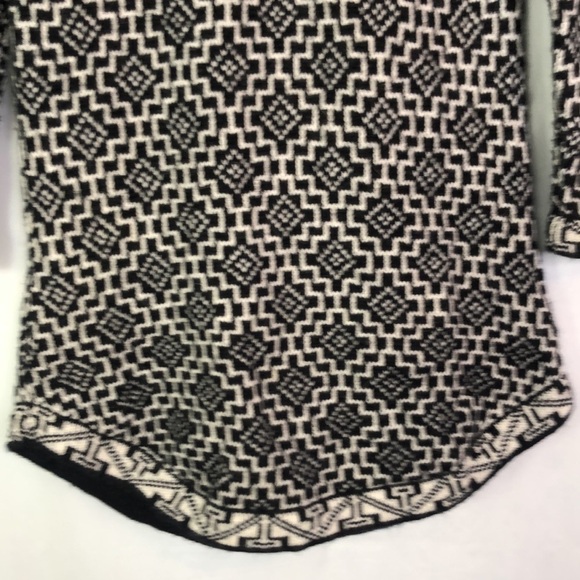 Artesania Women’s Alpaca/Wool Soft Sweater Hoodie  Black/White Handmade Size S - Picture 6 of 14